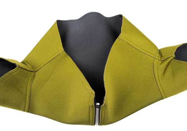 Jean Paul GAULTIER FEMME Nylon Blend Bonded Back Zip Cropped Top K-175918_007