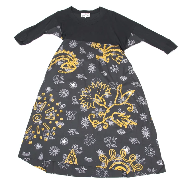Vivienne Westwood ANGLOMANIA Cotton Graphic Print Switching Dress K-175922_002