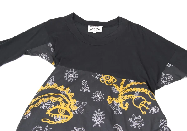 Vivienne Westwood ANGLOMANIA Cotton Graphic Print Switching Dress K-175922_003