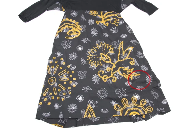Vivienne Westwood ANGLOMANIA Cotton Graphic Print Switching Dress K-175922_009