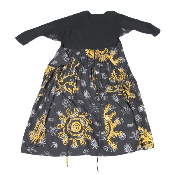 Vivienne Westwood ANGLOMANIA Cotton Graphic Print Switching Dress K-175922_013
