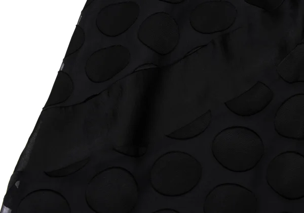 gomme Dot Jacquard Switching Dress K-175931_009