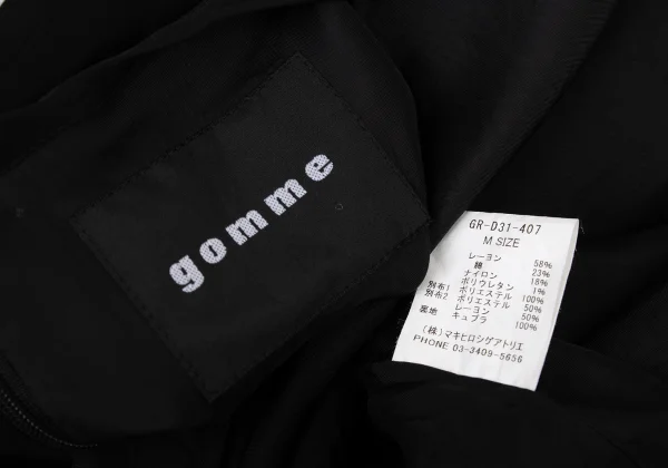 gomme Dot Jacquard Switching Dress K-175931_015