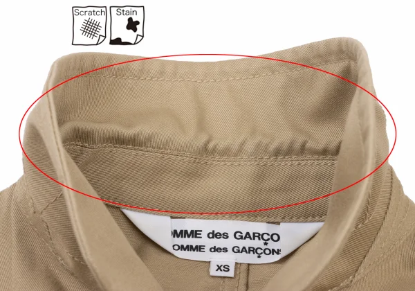COMME des GARCONS Cotton Round Collar Jacket K-175932_005