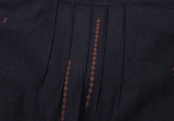 ISSEY MIYAKE HaaT Zigzag Trim Embroidery Open Collar Shirt K-175934_015