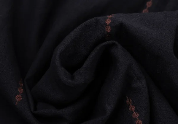 ISSEY MIYAKE HaaT Zigzag Trim Embroidery Open Collar Shirt K-175934_017