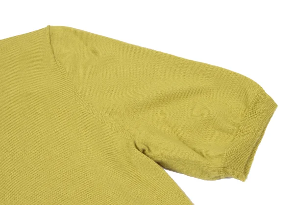 MACPHEE Short Sleeved Wool Knit Top K-175939_007