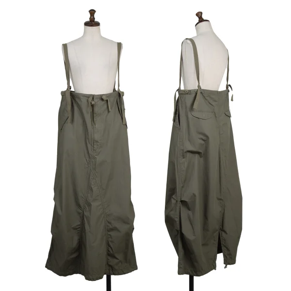 BEAMS BOY Drawstring Military Skirt Khaki M-L K-175942_001