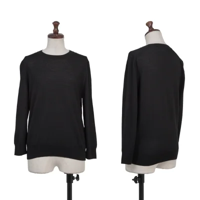 COMME des GARCONS Wool 3/4 sleeve Knit Sweater 