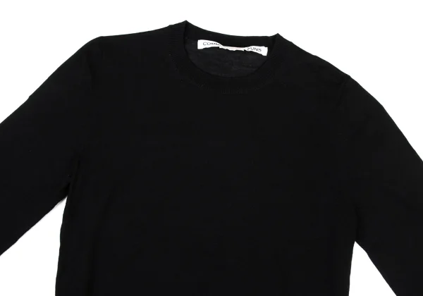 COMME des GARCONS Wool 3/4 sleeve Knit Sweater  K-175945_003