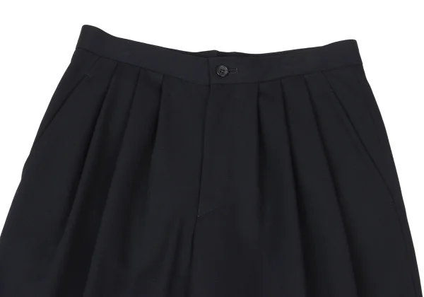 COMME des GARCONS Wool Gabardine Tuck Tapered Pants K-175947_002