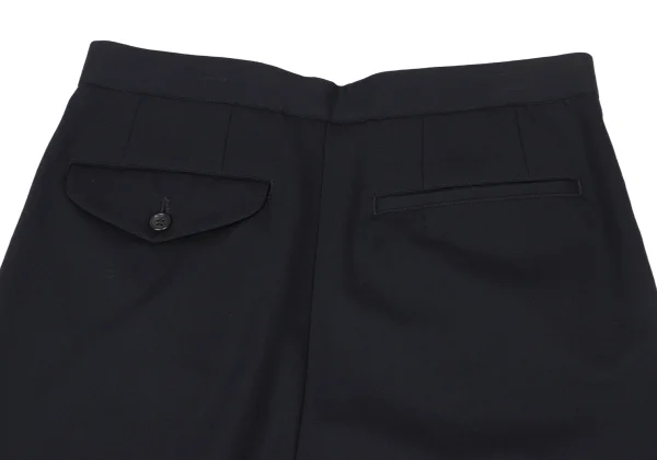 COMME des GARCONS Wool Gabardine Tuck Tapered Pants K-175947_010