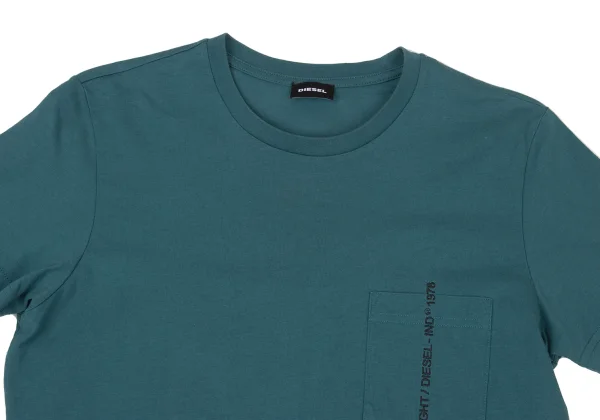 DIESEL Cotton Pocket T-shirt K-175948_002