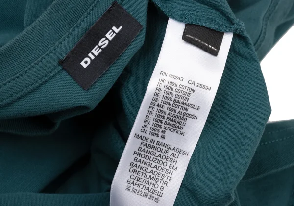 DIESEL Cotton Pocket T-shirt K-175948_016