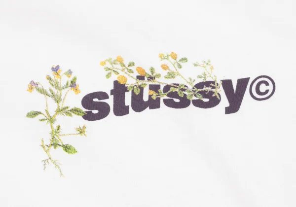 STUSSY Floral Logo Print T-shirt K-175952_004