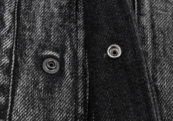 Y's Cotton Linen Band-Collar Denim Blouson K-175954_011