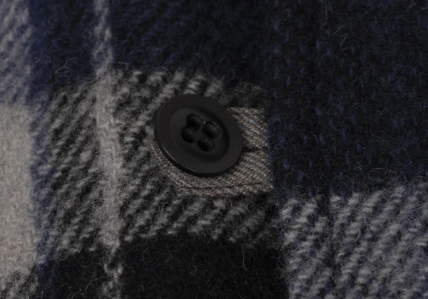 Y's Wool Blend Check Flannel Dress K-175956_005