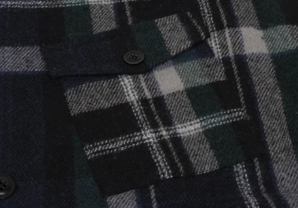 Y's Wool Blend Check Flannel Dress K-175956_007