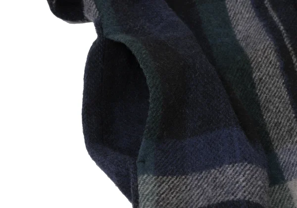 Y's Wool Blend Check Flannel Dress K-175956_011