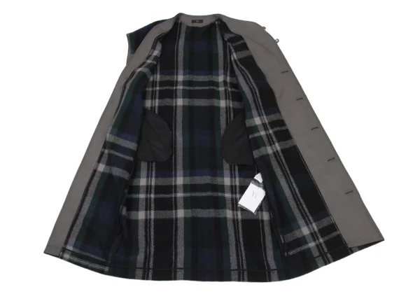 Y's Wool Blend Check Flannel Dress K-175956_012