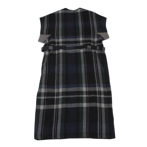 Y's Wool Blend Check Flannel Dress K-175956_013