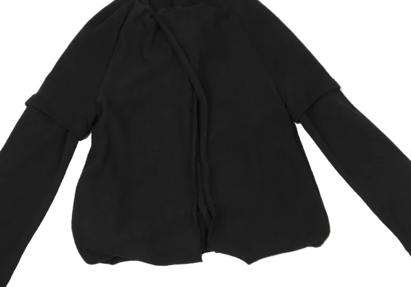 Y's Layered Design Knit Long Cardigan K-175957_010