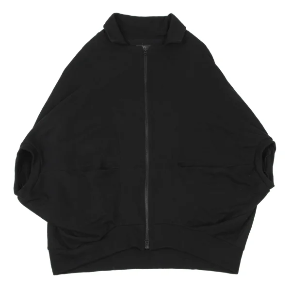 Y's Deformation Cotton Zip Up Sweatshirt K-175959_002
