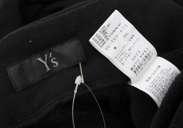 Y's Deformation Cotton Zip Up Sweatshirt K-175959_013