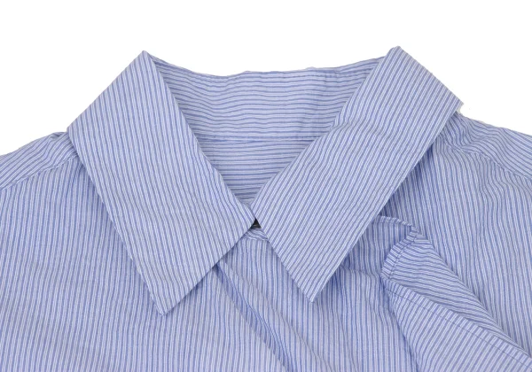 Y's Gathered Design Stripe Shirt K-175963_004