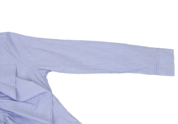Y's Gathered Design Stripe Shirt K-175963_006