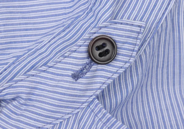 Y's Gathered Design Stripe Shirt K-175963_012