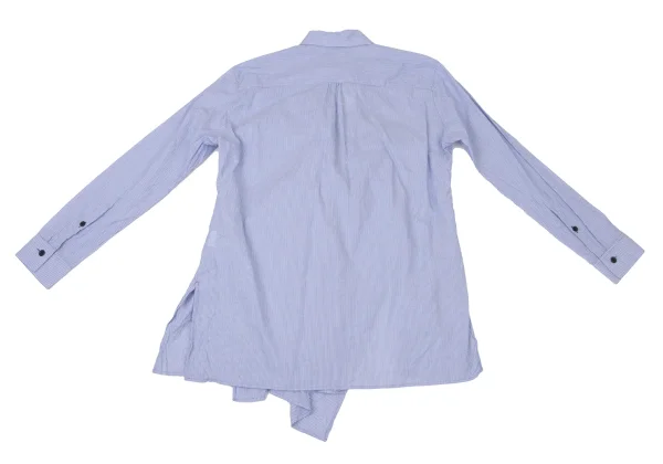 Y's Gathered Design Stripe Shirt K-175963_015
