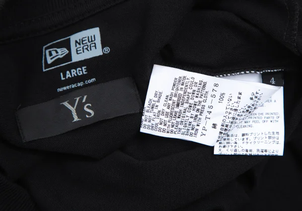 Y's×NEW ERA Logo Printed T Shirt K-175967_012