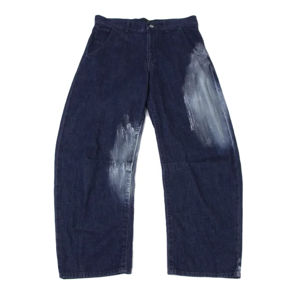 Y's Spotted Horse Painted Barrel Jeans  Indigo 2 K-175968_001