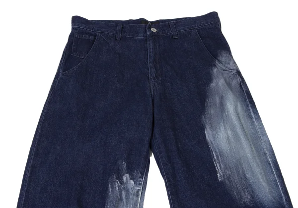 Y's Spotted Horse Painted Barrel Jeans K-175968_002