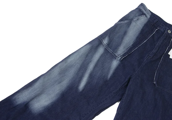 Y's Faded Pocket Design Wide Jeans K-175969_008