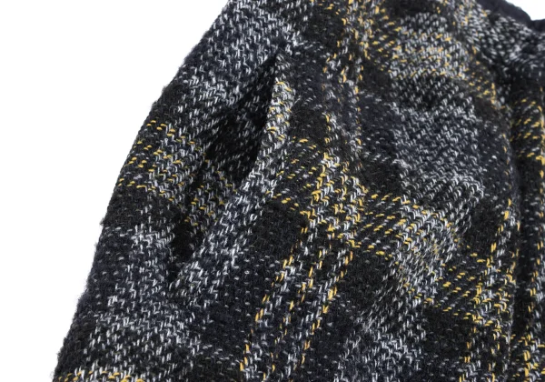 Y's Check Tweed Cropped Pants K-175970_004