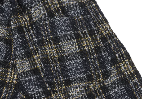 Y's Check Tweed Cropped Pants K-175970_009