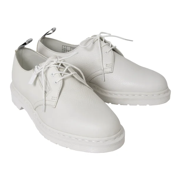 Dr.Martens  1461 W/ZIP Zip Design Leather Shoes White UK7 K-175971_001