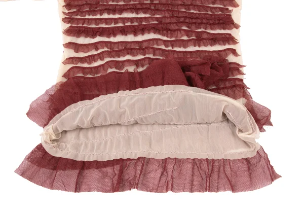 Jean Paul GAULTIER FEMME Mesh Ruffle Taping Top K-175981_009