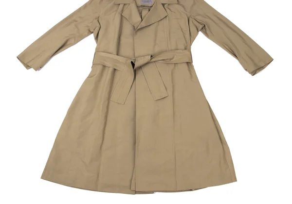 Yohji Yamamoto FEMME Cotton Silk Belted Trench Coat K-175982_012