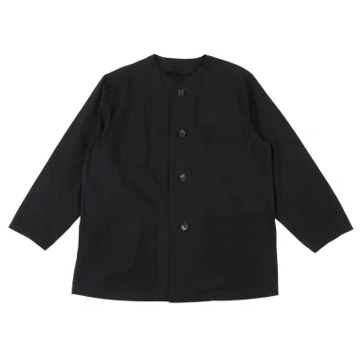 COMME des GARCONS HOMME Cotton Patch Pocket Collarless Jacket