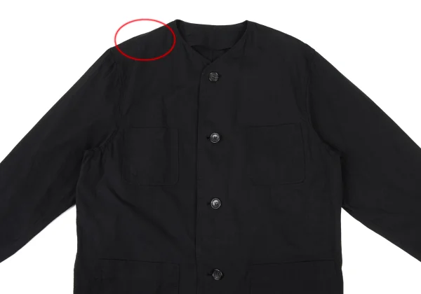 COMME des GARCONS HOMME Cotton Patch Pocket Collarless Jacket K-175983_002