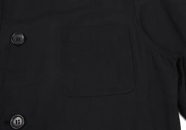 COMME des GARCONS HOMME Cotton Patch Pocket Collarless Jacket K-175983_006