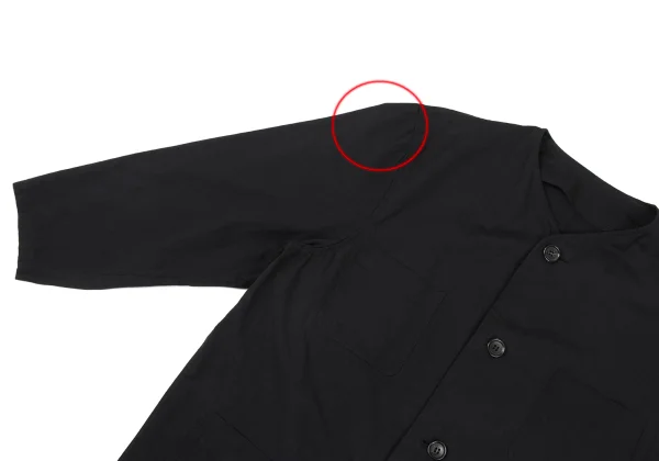 COMME des GARCONS HOMME Cotton Patch Pocket Collarless Jacket K-175983_007