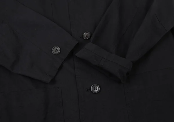 COMME des GARCONS HOMME Cotton Patch Pocket Collarless Jacket K-175983_009