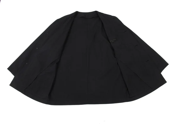 COMME des GARCONS HOMME Cotton Patch Pocket Collarless Jacket K-175983_012