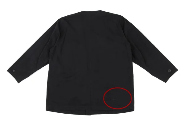 COMME des GARCONS HOMME Cotton Patch Pocket Collarless Jacket K-175983_013