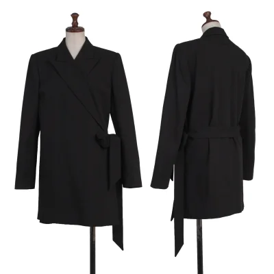 Jean Paul GAULTIER CLASSIQUE Strap Detail Peaked Lapel Jacket