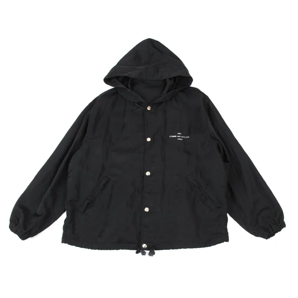 COMME des GARCONS HOMME Logo Printed Coach Jacket Black M K-175985_001